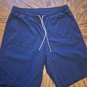 GAP Men's Athletic Blue Shorts with Drawstring